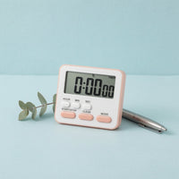 1 Piece Timer Alarm Clock Countdown Stopwatch Electronic Time Management Tool Silent Mode Stick-on Digital Suitable for Study Library Office Home