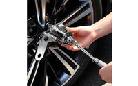Easy-to-Read Wrench Kit Long-Lasting Wrench Set Sturdy Wheel Nut Removal Tool Non-Slip for Mechanics, Roadside Emergency