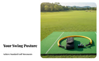 Adjustable Golf Arm Swing Coach Universal Fit Golf Swing Release Exerciser 360° Rotating Buckle for Home Practice, Driving Range