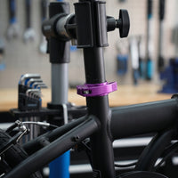 Quick Release Seatpost Clamp 41mm Seatpost Clamp with Quick Release Lever Lightweight Seat Tube Clip for Commuters
