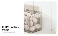 Nailwithout Cost Installation Wall-Mount Basket No Drilling Food Basket Space Saving Kitchen Organizer Easy to Clean for Home Cooks, Homemakers, Pantry, Cabinet, Dorm Room, Bathroom
