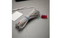 Insulated Speaker Cable Bare Stripped Ends Speaker Wire Silver-Gray Audio Wiring Coiled