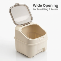 Rice Container Storage Measuring Cup Sealed, Rice Dispenser Container Cereal, Container Large Airtight Food, Food Grade Rice Dispenser