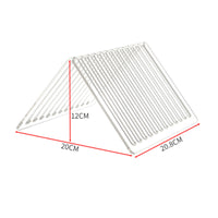 Desk File Organizer Acrylic Desktop File Sorter Triangular Rack with Slots Clear Vinyl Album Storage Transparent for Collectors