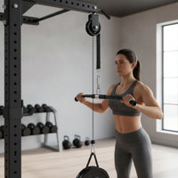 Cable Pulley with Strap Pulley with Strap Smooth for Fitness Enthusiasts, Diy Builders, Home Gym, Lat Pulldown, Squat Rack