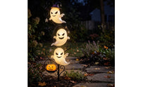 Halloween Garden Stake Light Glowing Garden Stake Light with Specters Eerie for Walkway