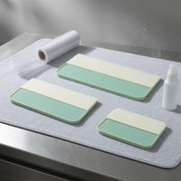 3 Pieces Semi-Transparent Car Wrap Scraper Cow Tendon Material Film Application Scraper Soft Elastic Micro Squeegee Wear-Resistant