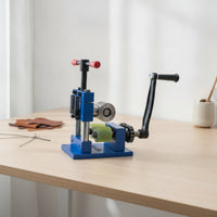 Benchtop Band and Bracelet Bending Machine Compact Hand Crank Bracelet Bender Metal Jewelry Bender with Rollers Versatile for Jewelers, Hobbyists, Makers, Workshops, Studios