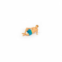 1:64 Miniature People Figure Collectible 1:64 Miniature Beach Person Bathing Attire Miniature Model High Intricacy Tiny
