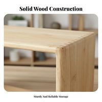 Multi-Functional Wood Cube Shelf Modern Minimalism Wooden Cube Organizer Easy Setup Unrestricted Combination Cabinet Anti-Toppling for Students, Homeowners, Renters, Living Room, Bedroom, Studio, Playroom