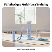 Dumbbell-Shaped Mouth exerciser Adjustable tension Breathing Exerciser for Home