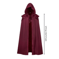 Cloak with Shoulder Capes Layered Hooded Cloak Theatrical Outerwear for Actors, Cosplay, Theater