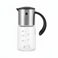 Food Grade Automatic Flip Top Vinegar Pourer Japanese Design Tilt-Activated Oil Dispenser Kitchen Utensil for Dining Table