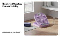 Anti-Slip Surface Incline Stretch Board Stable Triangular Structure Standing Stretch Pedal High Weight Capacity Adjustable Slant Board Cushioned Heel Rest for Runners, Athletes, Home Gym, Office