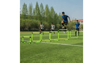 Folding Adjustable Hurdles Lightweight Adjustable Agility Hurdles Soccer Hurdle Compact Storage Training Set Versatile