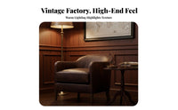 wing-shaped Club Chair Traditional Country aesthetic Upholstered wing-shaped Armchair utilitarian Look Accent Seating for Homeowners, Cigar Bar, Lounge, Living Room
