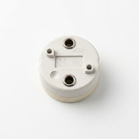 Bulb Holder for GU10 Lamp Holder Connections, Heat Resistant Ceramic Base for DIY Lighting, Single Unit Light Base with Side Plug, Home Lighting