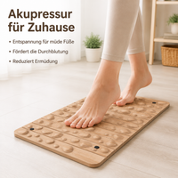 Foot Acupressure Mat, 50x30cm EVA Acupuncture Mat with Stone Pattern, 18mm Thick Acupressure Mat for Foot Massage for Fatigue