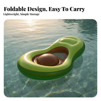 Inflatable Water Lounger with Canopy Foldable Design Buoyant Lounger with Heavy Duty Material Inflatable Water Hammock for Adults, Beach
