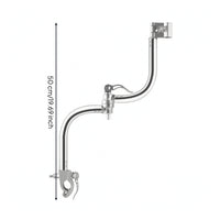 360-Degree Rotating Umbrella Holder Bracket Adjustable Umbrella Mount with Clamp Foldable Heavy Duty for Parents, Strollers, Bicycles