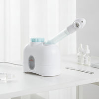 Electric Tabletop Facial Steamer Warm Mist Facial Steamer with Spray Tube Compact Portable for Women, Beauticians, Home Spa, Bathroom, Salon