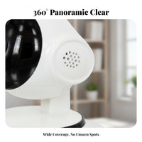 360 Degree Camera Motion Detection Pan Tilt Home Camera Remote Viewing for Homeowners, Small Business Owners, Living Room, Office, Nursery
