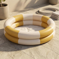 Air Valve Double-Band Pool Low-Height Round Inflatable Pool Wide Basin Water Play Item Soft Padded Bottom