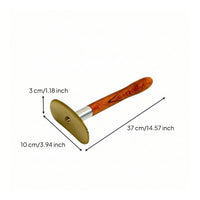 Brass Gua Sha Scraper with Wooden Handle Long-Lasting Scraper with Wooden Handle Hygienic Metal Gua Sha Board Portable for Adults