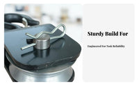 Alloy Steel Construction Wire Rope Pulley Block Wear Resistant Tow Truck Winch Pulley Greaseable Snatch Block Easy to Use for Wrecker Operators, Mechanics, Away-Road Enthusiasts, Winching, Roadside Assistance