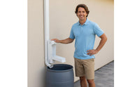 Downspout Diverter Easy to Install Rainwater Collection Diverter Eco Friendly Rain Barrel Collection Kit for Garden