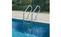 5-Step Pool Ladder Anti-Skid Stainless Steel Pool Ladder Rust-Resistant for in-Ground Pools
