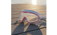 Anti-Fog Goggles Cap Earplugs Set Design Swim Goggles and Cap Kit Wide View Adult Swim Kit HD Vision for Adults