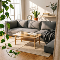 7 Pieces Home Padding PP Cotton Filling 7-Piece Sofa Cushion Set Tie-Secured