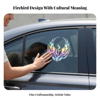 Self Phoenix Car Decal Easy to Apply Phoenix Sticker Waterproof for Motorcycle Riders, DIY Enthusiasts, Fuel Container Cap, Window, Wall