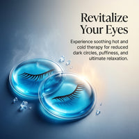 Cooling Gel for Headaches, Hot Cold treatment for swollen Eyes, Reusable Travel for Sleeping Airplane, Headache Relief for Adults