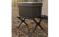 Folding Ice Chest Rack Lightweight Folding Ice Chest Stand Non-Slip Wood Grain Camping for Beach