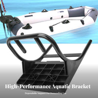 Universal Fit Inflatable Boat engine Bracket Easy to Install Inflatable Boat Outboard Support Adjustable Boating Accessory sturdy Duty for Kayakers, Anglers, Fishermen, Fishing, Lakes, Rivers
