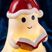 Spirit Lamp with Santa Hat Festive Spirit Lamp Cute Tabletop Ornament for Holiday Decor, Bedside Table