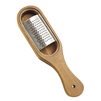 Cheese Grater with Container Kitchen Utensil Comfortable Handle Durable Build for Professionals, Adults, Baking, Dining Table