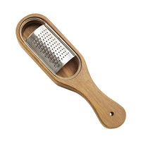 Cheese Grater with Container Kitchen Utensil Comfortable Handle Durable Build for Professionals, Adults, Baking, Dining Table