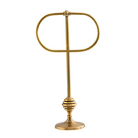 Stand Towel Ring Free-Standing Bathroom Accessory Elegant Design Rustproof for Powder Room, Kitchen