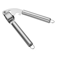 Garlic Press Removable Compartment Kitchen Tool Rust Resistant Ergonomic Handles for Chefs, People with Weak Grip, Restaurants