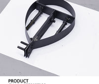 Chimney Bracket Stainless Steel Telescopic Pipe Clamp for Wall-Hung Boilers, Stoves, Water Heaters, Range Hoods
