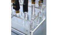 3-Tier Saxophone Mouthpiece Display Stand Tabletop Mouthpiece Stand with 15 Posts Freestanding Space-Saving for Saxophonists