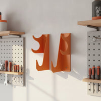 Jack Holder Brackets Space-Saving Jack Stand Wall Mount Organizer Heavy-Duty Wall Brackets with Screws for Hobbyists
