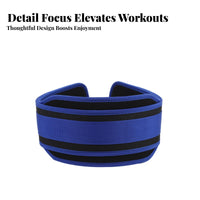 Padded Waistband Weighted Lowering Belt Metal Rings Lowering Belt Reinforced Edge Binding Fitness Gear Contoured Center