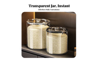 Airtight Seal Rice Storage Container Moisture-Proof Large Capacity Rice Bin Safe for Kitchen