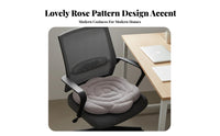 Thickened Padding Blossom Shaped Cushion Non-Slip Bottom Luxurious Flower Seat Pad Soft & Comfortable for Office Workers, Students, Bedroom