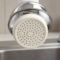 Stainless Steel Replaceable Outlet Plate Aerator Polished Finish Anti-Splash Aerator Pressure-Boosting Faucet Filter