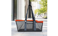 Mesh Pet Carrier Structured Tote Bag Long-Lasting for Travel, Car Rides